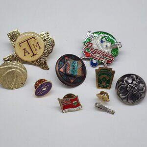 Vintage Lapel Pins & Tie Tacks Little League Pegasus Basketball Ontario/Canada